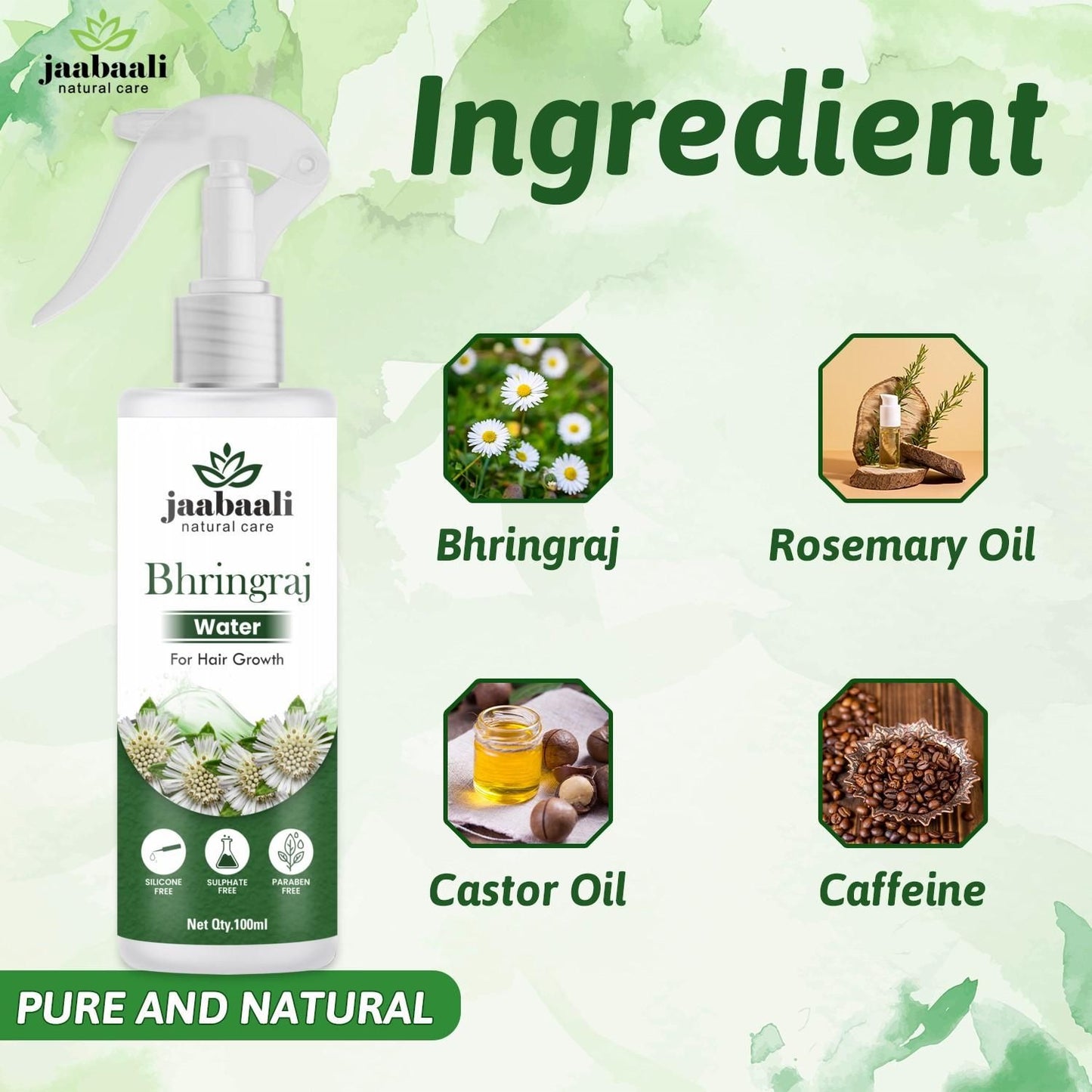 Bhringraj Hair Growth Water Spray – 100ml
